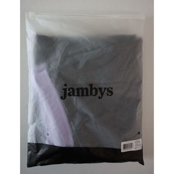 Jambys Women's Sz Medium Gray/Lavender Long Lounge Pajama Pants w Pockets - Picture 12 of 12